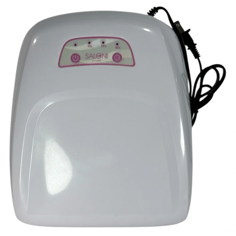 Salon Edge 36 Watt UV Curing Lamp Acrylic Gel Nail Dryer Light Timer - White